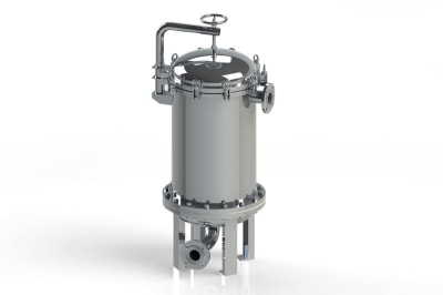 Stainless Steel غلاف مرشح ستانلس ستيل متعدد الأكياس